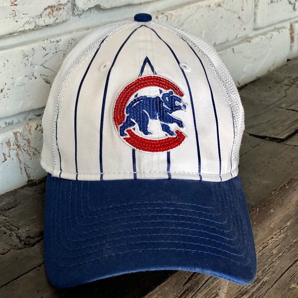 cubs pinstripe hat